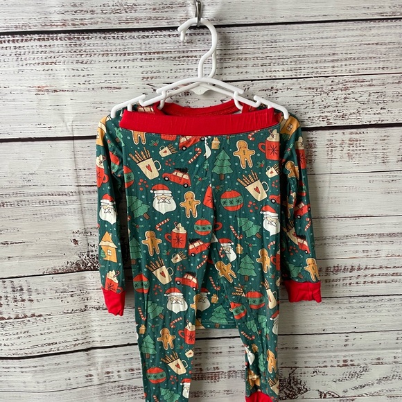 Miozing // Bamboo Christmas Print Matching Pajamas - Picture 3 of 4